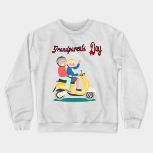 happy grand parents day Crewneck Sweatshirt